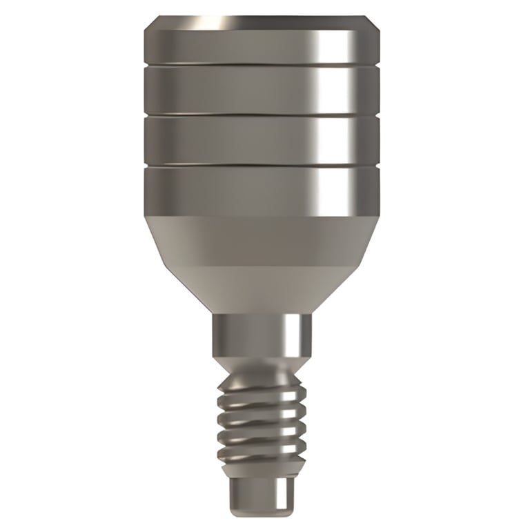 Bhi Implants Titanium Aesthetic Healing Cap, 4.5mm Standard Body, 5mm Collar Heights, 1/Pk