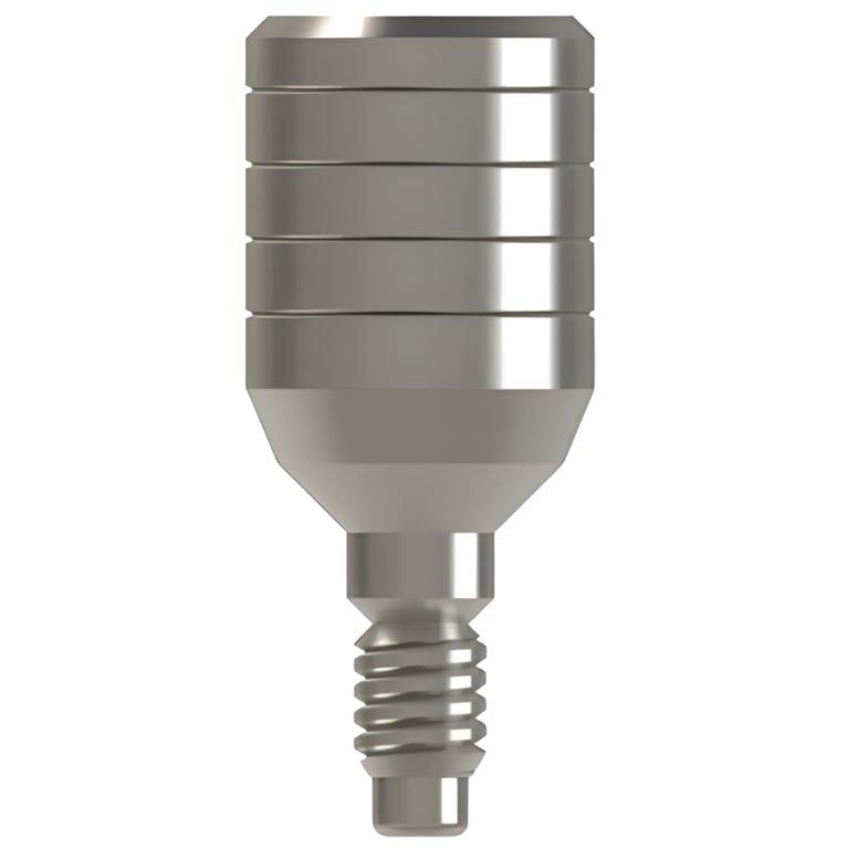 Bhi Implants Titanium Aesthetic Healing Cap, 4.5mm Standard Body, 6mm Collar Heights, 1/Pk