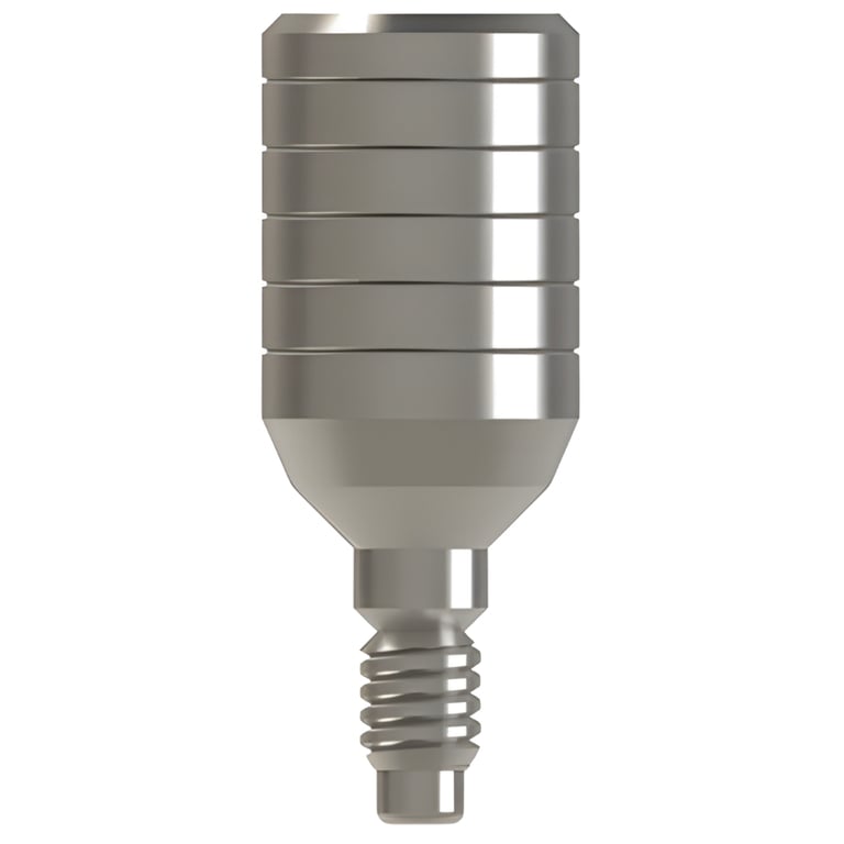 Bhi Implants Titanium Aesthetic Healing Cap, 4.5mm Standard Body, 7mm Collar Heights, 1/Pk