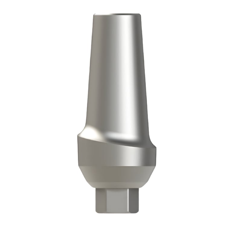 Bhi Implants Titanium Anatomic Abutment w/Screw, Internal Hex, 9.5mm, 2mm Collar, 1/Pk. Made
