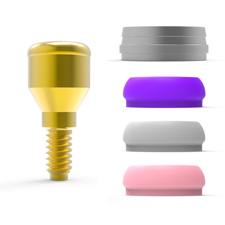 Bhi Implants OT Equator Set for Internal Hex Dental Implants, 3mm, 7/Pk. Internal Hex System