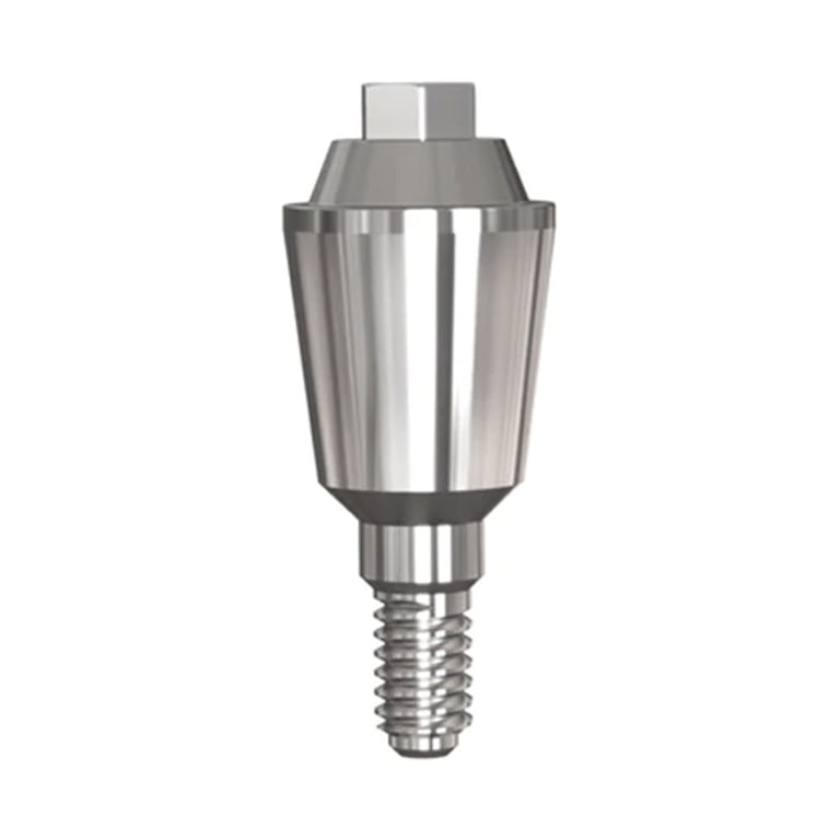 Bhi Implants Straight Multi-Unit Titanium Abutment, 5 mm, Single Abutment. Internal hex system