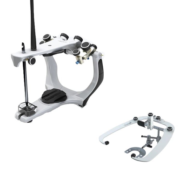 Bio-Art A7Plus-E Articulator with Standard Facebow, 1/Pk. A precision dental lab instrument