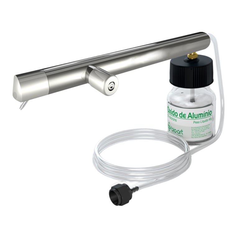 Bio-Art Microblaster Plus S Steel 4 Holes Sandblaster. Applications: Microretentions. Cement