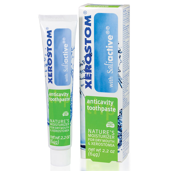 Xerostom Drymouth Anticavity Toothpaste, 2.2 oz. Tube. Non-foaming ...