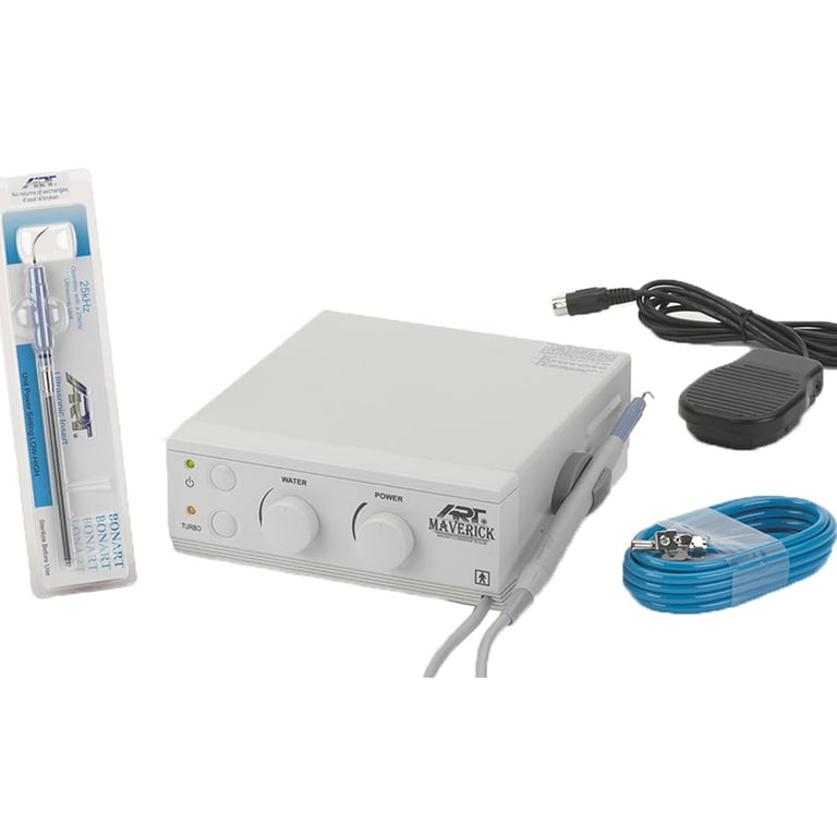 ART Maverick 110V Magnet Ultrasonic Scaling System. Includes: 1 x 25K scaling tip, foot switch