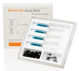 Acid-Etch 35% Blue Etching Gel, Standard Kit: 4 - 3 mL Syringes, 20 - 25 Ga. Flowthru Tips and 20