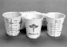 Bosworth 3 oz. Waxed Mixing Medicine Cups, Box of 100
