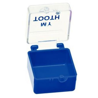 My Tooth "My Tooth" Boxes for Children's Teeth - Blue 100/Bx. Square 1.375" (2.9cm)