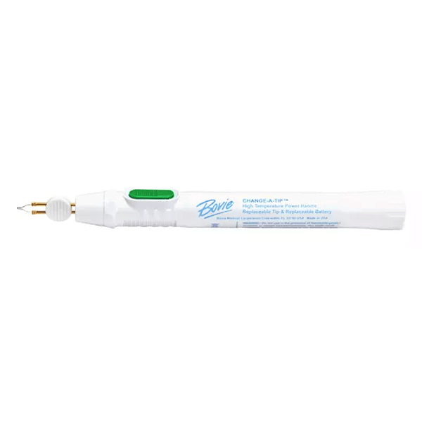 Change-A-Tip Cautery, High Temp Handle & H101 Non-Sterile Tip, 1/Box. Includes two "AA" alkaline