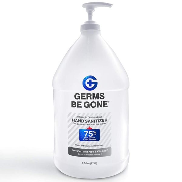 CIC 1 Gallon Hand Sanitizer Gel - 70% Alcohol, Moisturizing, Made In USA (128 Fl Oz)