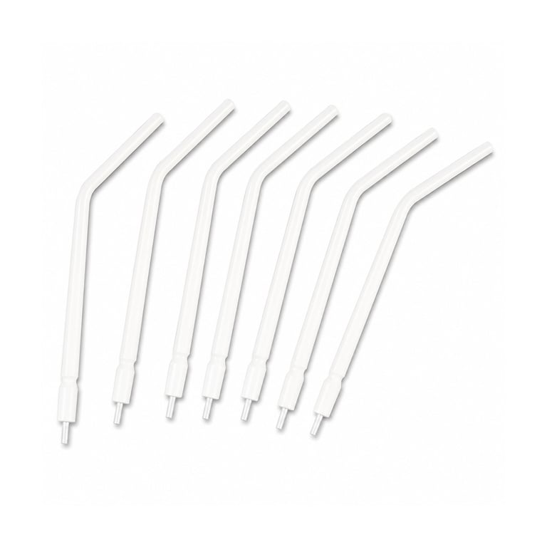 Britedent 3-Way Air/Water Syringe Tips, Disposable, White, 250/Pk. Designed for use