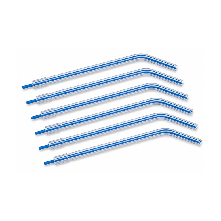 Britedent 3-Way Air/Water Syringe Tips, Disposable, Blue, 250/Pk. Designed for use with compatible