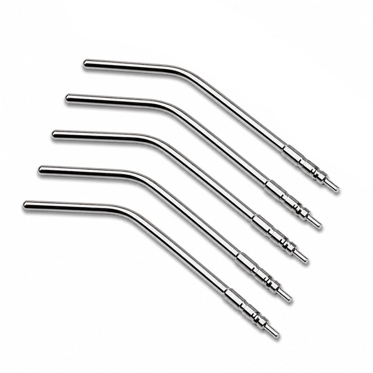 Britedent 3-Way Air/Water Syringe Tips, Metal, 50/Pk. Designed for use with compatible 3-way
