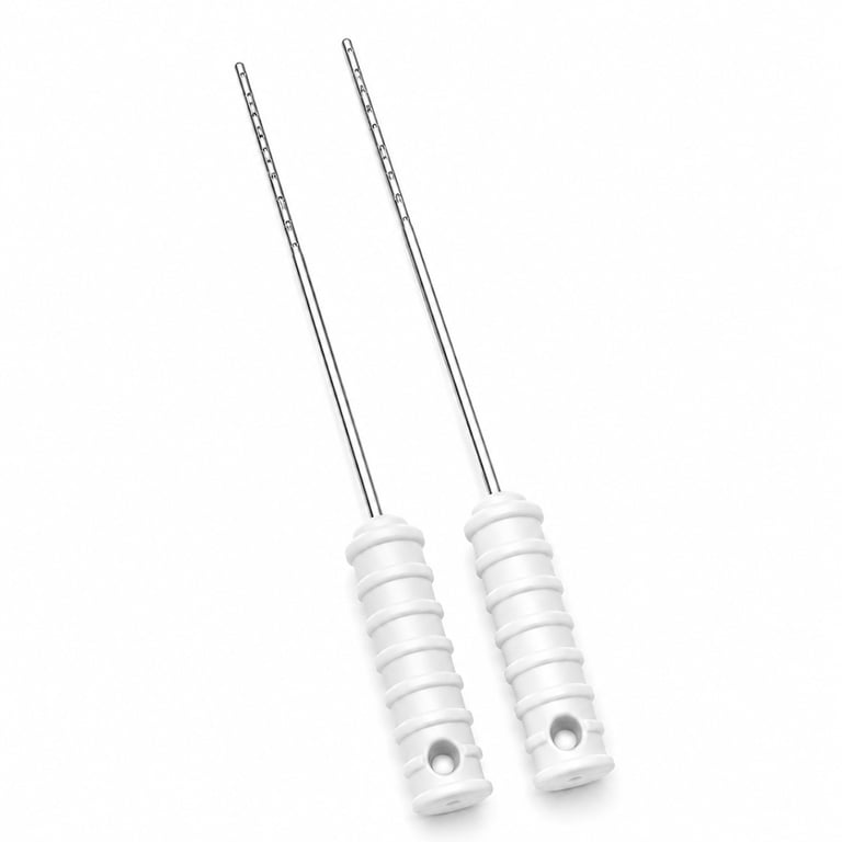Britedent 21mm Barbed Broaches, Size 1, White, 10/Pk. Designed for endodontic procedures