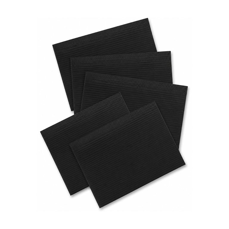 Britedent 13" x 18" 3-Ply Dental Bibs, Black, 500/Pk. For patient setup and chairside procedure