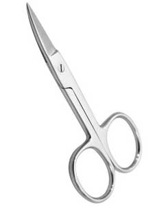Brite Sources Nail Scissor, Curved, 3.5". Nail scissors are short scissors. These scissors may be