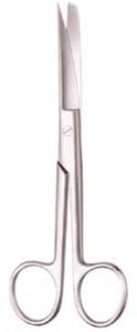 Brite Sources Operating Scissor, Sharp/Blunt, Curved, 5.5". Our scissors are made with high