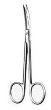 Brite Sources Wagner Scissor, Curved, 4.75". High Quality Delicate Scissors For All Surgical
