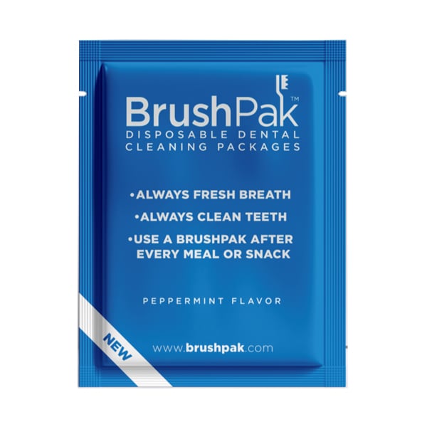 BrushPak Disposable Dental Cleaning Packages, 15/Pk. Individually wrapped packs that include; 1