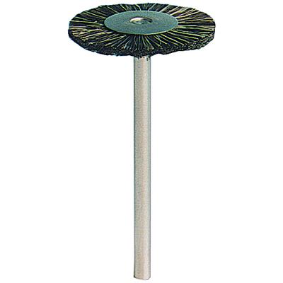 Abbott-Robinson Straight HP Mounted Bristle Brushes, #11 Soft, 12/Box. For Cleaning and Polishing