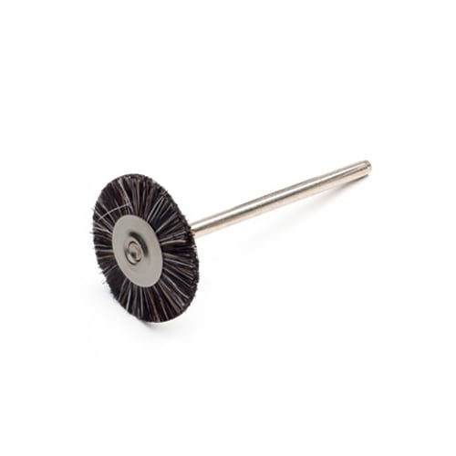 Abbott-Robinson Straight HP Mounted Bristle Brushes, #9, Soft, case of 12 x 12/Box. For Cleaning