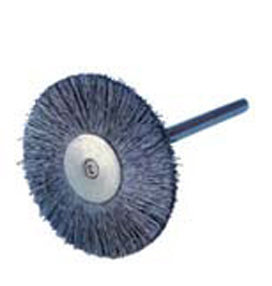 BUFF-TUFF 3/4" Steel Wire HP rotary brush, 12/pack. Designed for tough cleaning tasks and bur