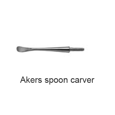 Buffalo Dental Akers Spoon Carver, single end