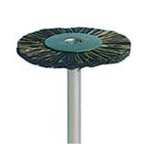 Abbott-Robinson Straight HP Mounted Bristle Brushes, #12, Soft, case of 12 x 12/Box. For Cleaning