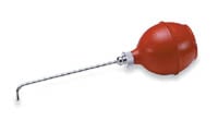 Buffalo Dental Chip Syringe Versatile Syringe with Chrome Point and Red Bulb Ideal for Blowing