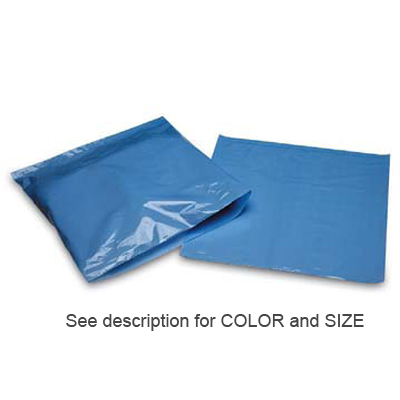 Buffalo Dental Regular size 10 1/2" x 9 1/2" plastic headrest covers, blue, roll of 500