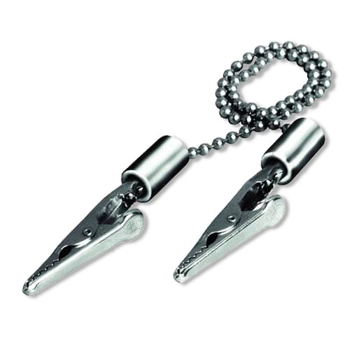 Buffalo Dental Napkin Holders 72/pk - 10.25 inch nickel-plated with strong metal chains