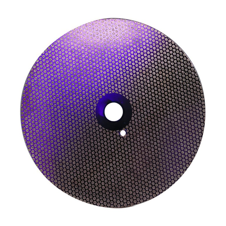 Buffalo Dental 12" Diamond model trimming wheel with aluminum backing and 1" center hole, single