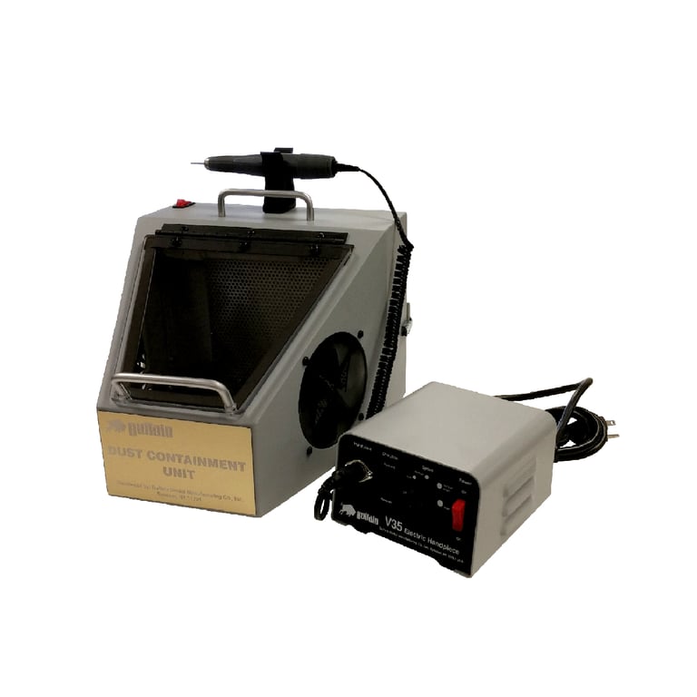 Buffalo Dental Dust Containment Unit (D.C.U), 120 V AC, an enclosed unit featuring an internal