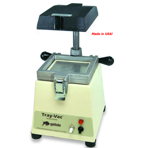 Tray-Vac Vacuum Former, 220V AC, 7 1/2" W x 9 1/2" D x 15" H, 17 lbs, High-Velocity Air-Flow