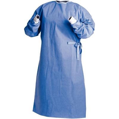 Astound AAMI Level 3 Surgical Gown, Blue, X-Large, 20/Pk. Sterile, Non-Reinforced Gown with set-in