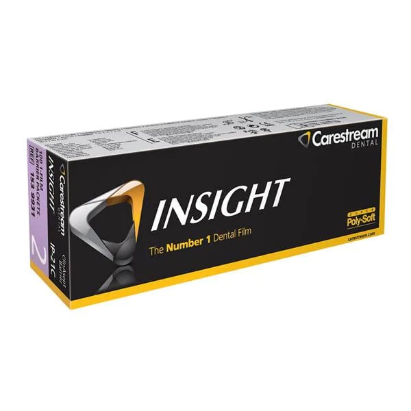 Insight IP21C Size 2 FSpeed, Periapical 1Film Super PolySoft w
