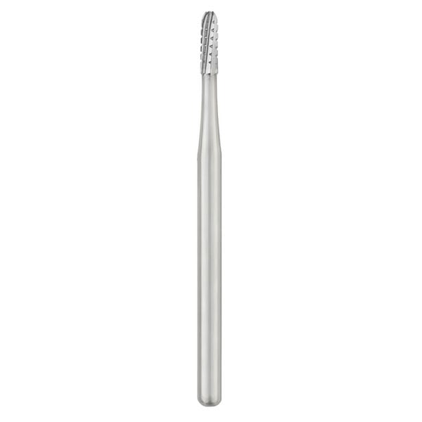 Cargus FG #1558 Straight Dome Cross Cut Fissure Carbide Bur, 100/Pk