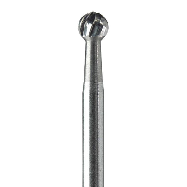 Cargus FG #2 Round Carbide Bur, 10/Pk