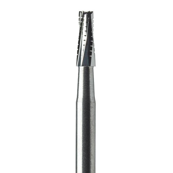 Cargus FG #701 Taper Fissure Crosscut Carbide Bur, 100/Pk