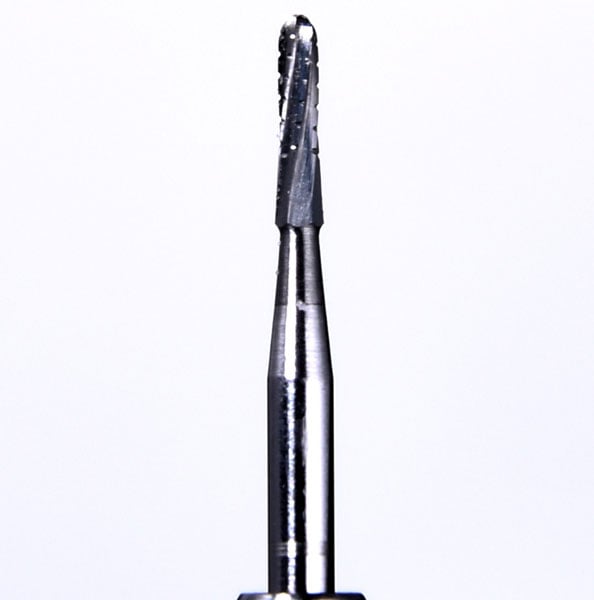 Cargus FG #1557 Straight Dome Crosscut Carbide Bur, 10/Pk