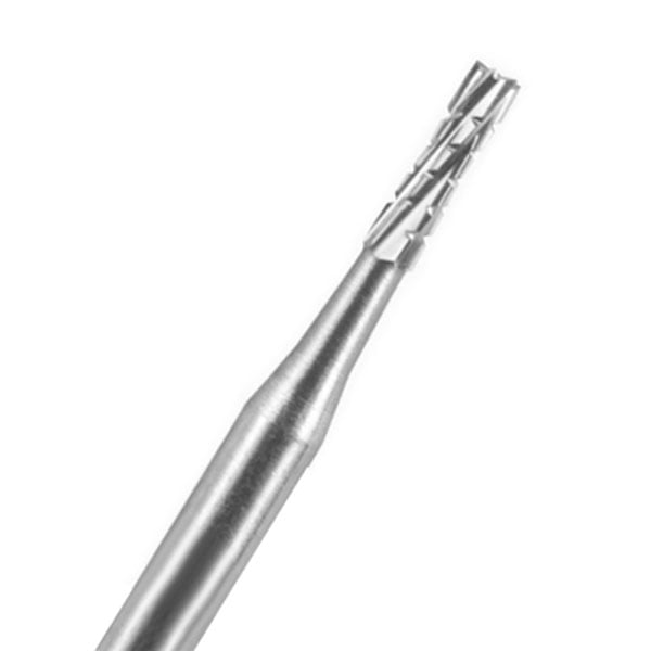Cargus FG #557 SS (Short Shank) Straight Fissure Crosscut Carbide Bur, 10/Pk