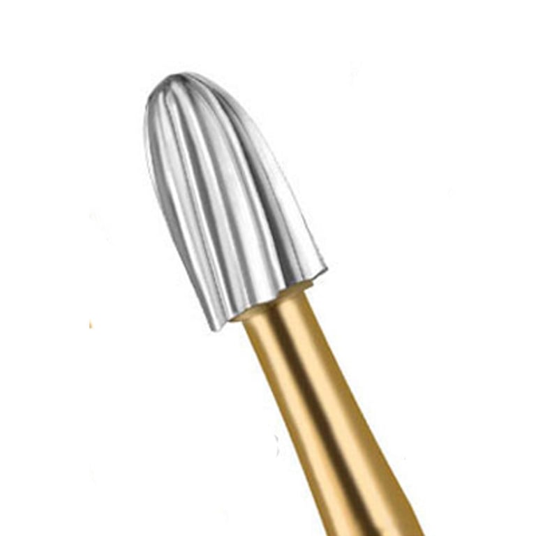Cargus FG #7408 Egg Shaped 12 Blade Trimming and Finishing Carbide Bur, 10/Pk