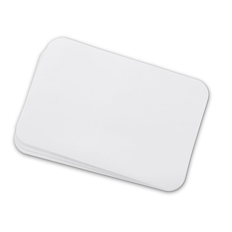 Cargus MARK3 8-1/2" x 12-1/4" Paper Tray Cover, Ritter "B", White, 1000/Box