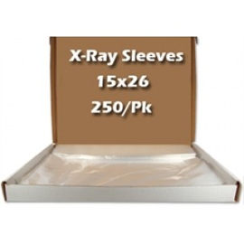 MARK3 15" x 26" X-Ray Sleeves, Clear, Box of 250