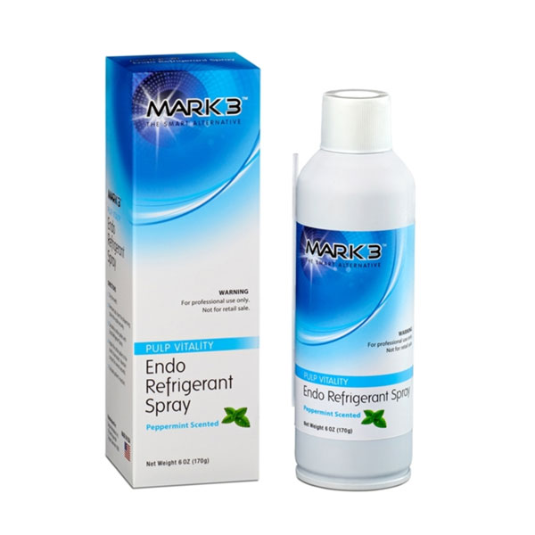 MARK3 Endo Pulp Vitality Refrigerant Spray, 6oz. Bottle, Peppermint Scented. Quick way to check