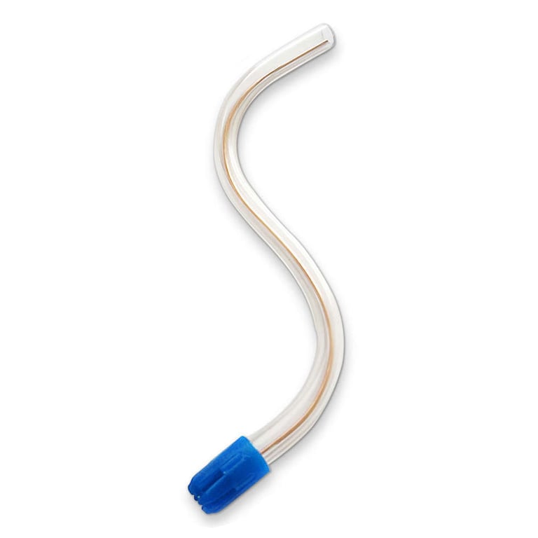 MARK3 Saliva Ejectors, Clear with Blue Tip, 100/Pk