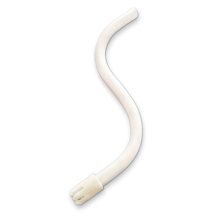 MARK3 Saliva Ejectors, White with White Tip, 100/Pk. Flexible due to their wire reinforced tube