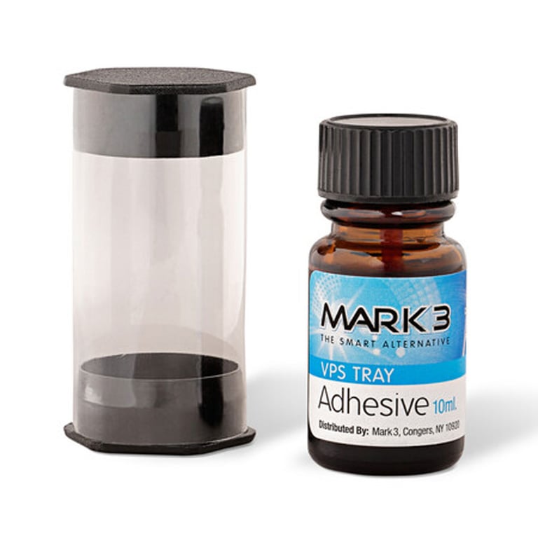 MARK3 VPS Tray Adhesive w/ Applicator - 10 ml. Helps VPS material to adhere to impression trays