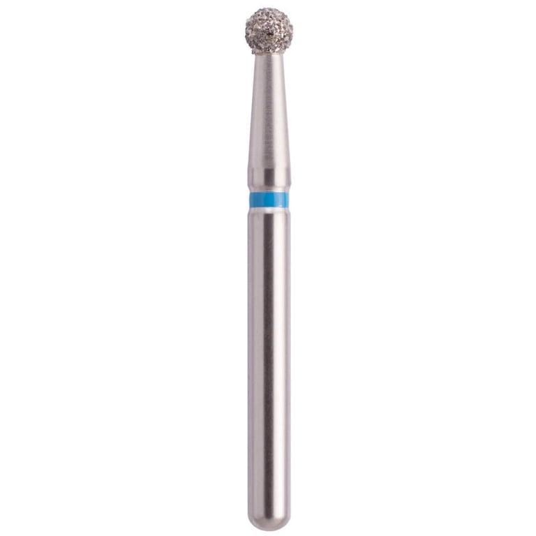 MARK3 Blue Streak FG #801.018 Medium, Round Diamond Bur, 5/Pk. Designed for multi-use and crafted